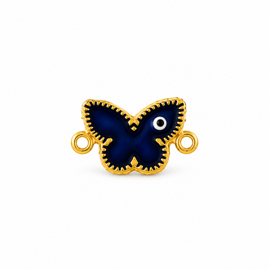 Evil Eye Blue Butterfly Connector Charm-TURKEY (SURPRISE)