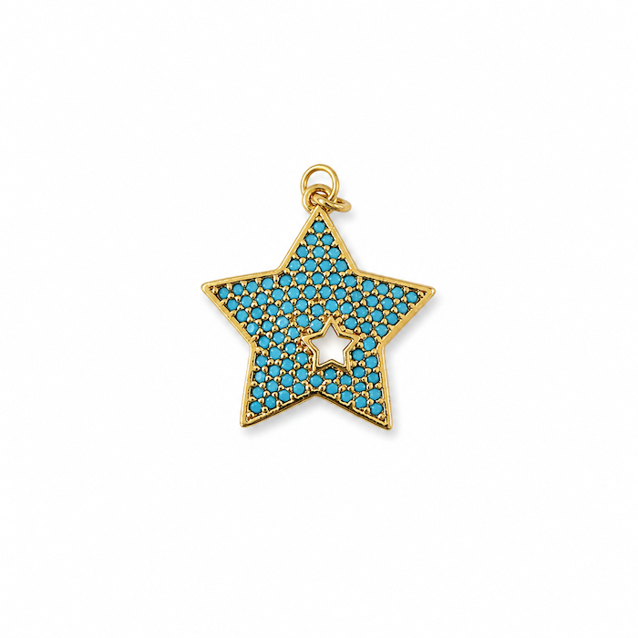 Turkish Light Blue Star Charm (SURPRISE)