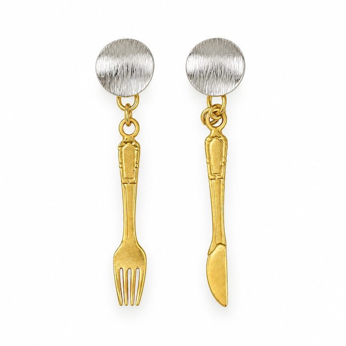 Turkish Fork + Knife Earrings (LIMITED EDITION)