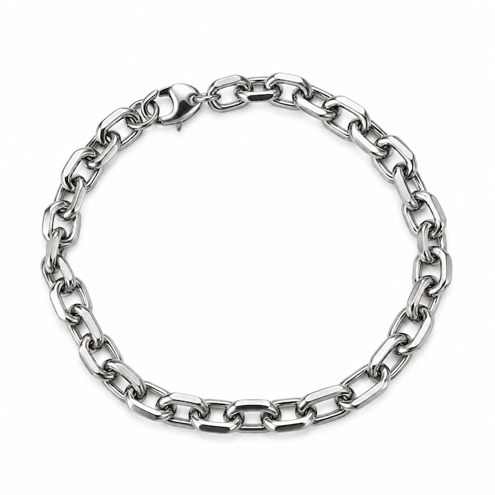 Silver Link Bracelet Bundle - (Chain + 4 Charms) TT LIVE