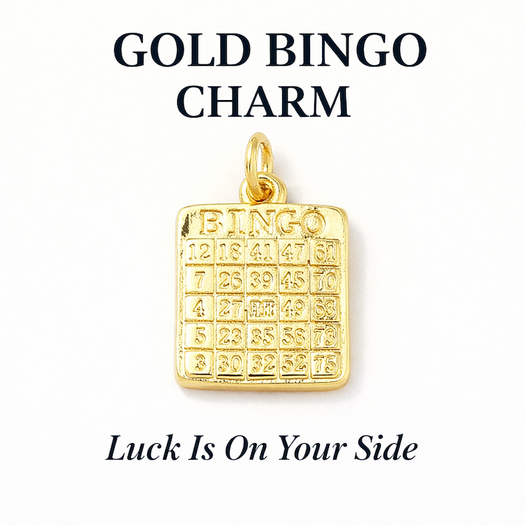 Gold Bingo Charm