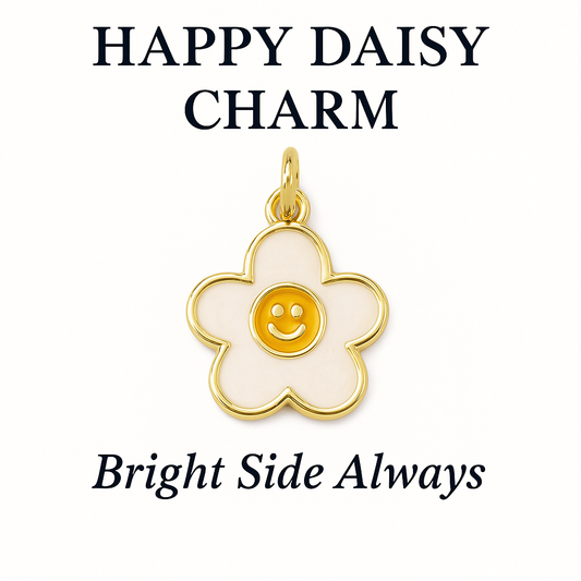 Happy Daisy Charm – Bright Side Always