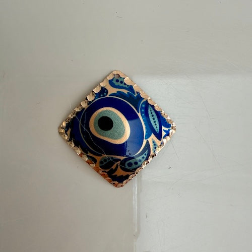 Turkish Blue Dots Evil Eye Charm COPPER (SURPRISE)