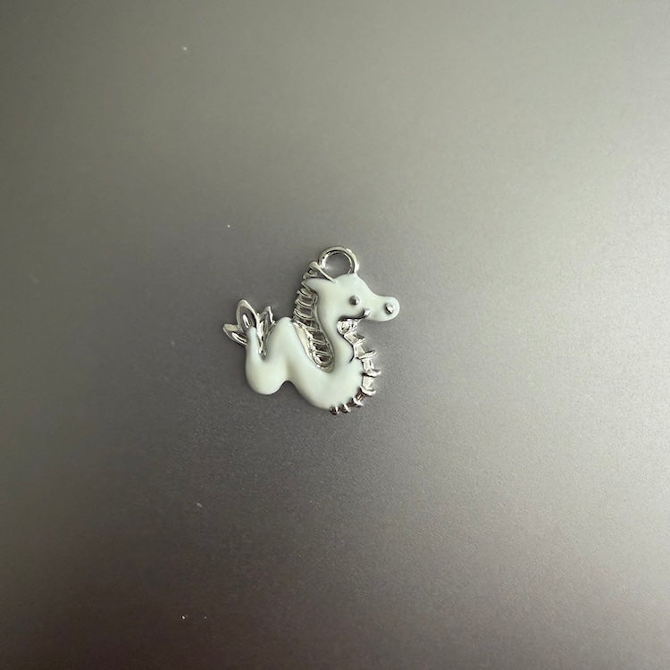 Tatsu White + SILVER Dragon Charm (SURPRISE) JAPAN