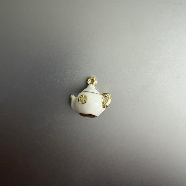 White/Cream Japanese Teapot Charm (SURPRISE)