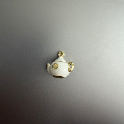 White/Cream Japanese Teapot Charm (SURPRISE)