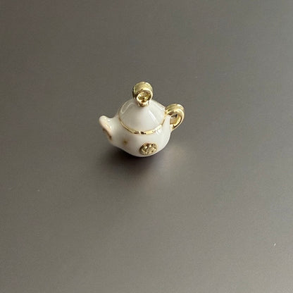 White/Cream Japanese Teapot Charm (SURPRISE)
