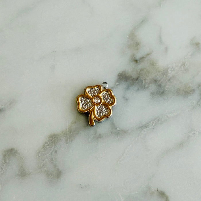 4 Leaf Clover 2 Tone Charm (SURPRISE)