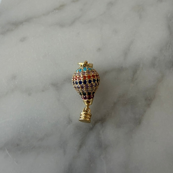 Sparkle Hot Air Balloon Charm