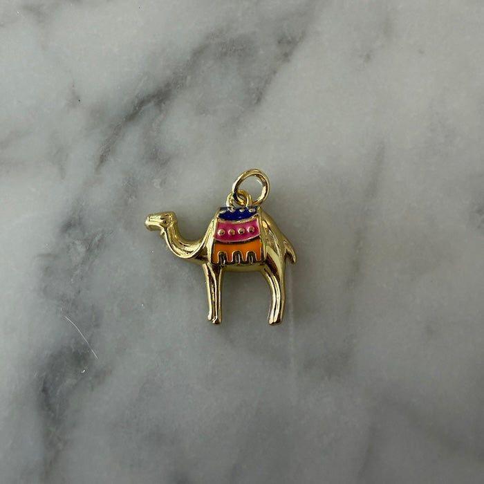 Gold Camel Charm