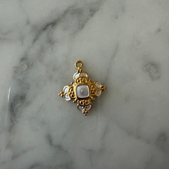 Antique Inspired Cross Charm