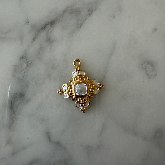 Antique Inspired Cross Charm