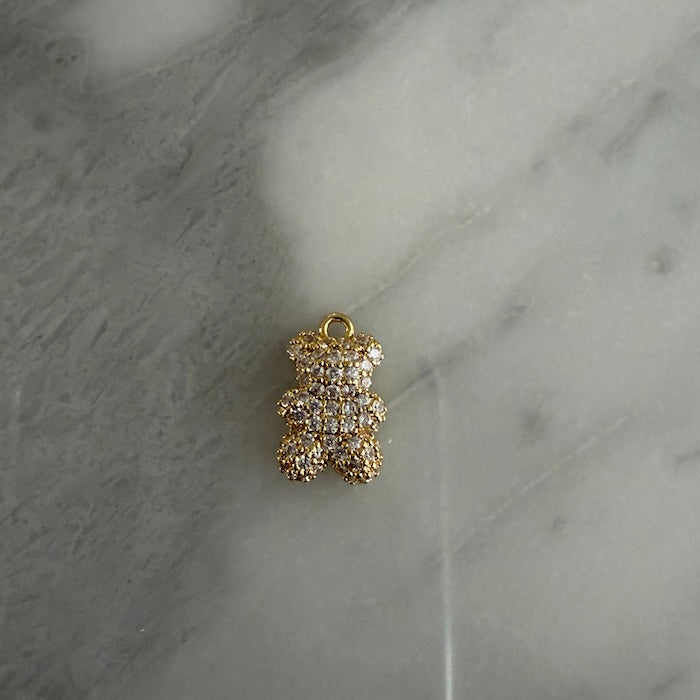 Gold Sparkle Mini Gummy Bear Charm (SURPRISE)
