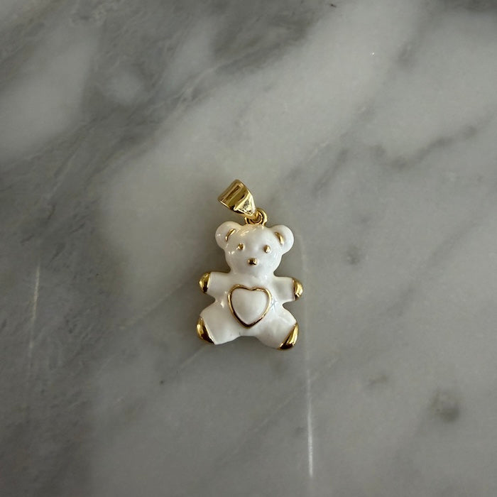 White Teddy Bear Charm (SURPRISE)