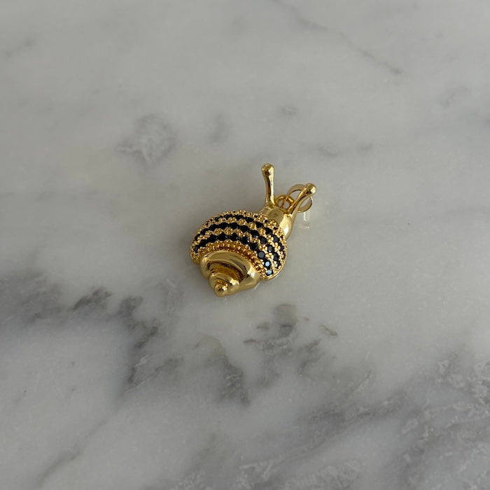 Black Crystal Snail Charm (SURPRISE)