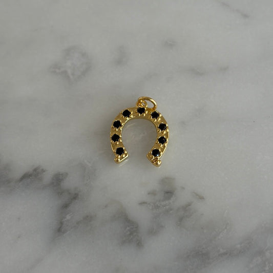 Black Crystal Horseshoe Charm (SURPRISE)
