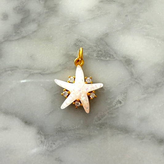 Opal Sparkle Starfish Charm (SURPRISE)