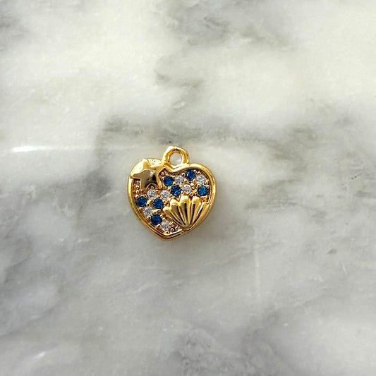 Starfish Shell Heart Charm (SURPRISE)