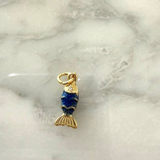 Blue Tiny Fish Charm (SURPRISE)