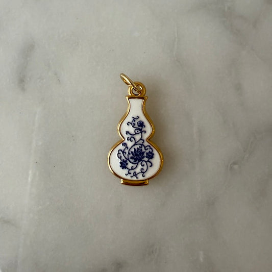 Curvy Blue White Vase Charm (SURPRISE)