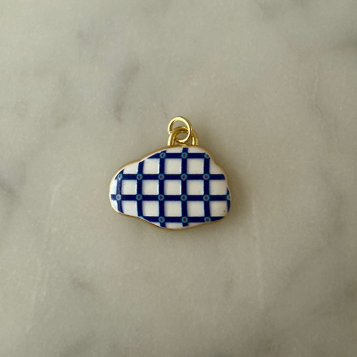 Blue Grid Cloud Charm (SURPRISE)