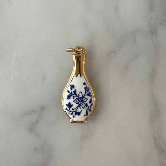 Blue + White Floral Vase Charm (SURPRISE)