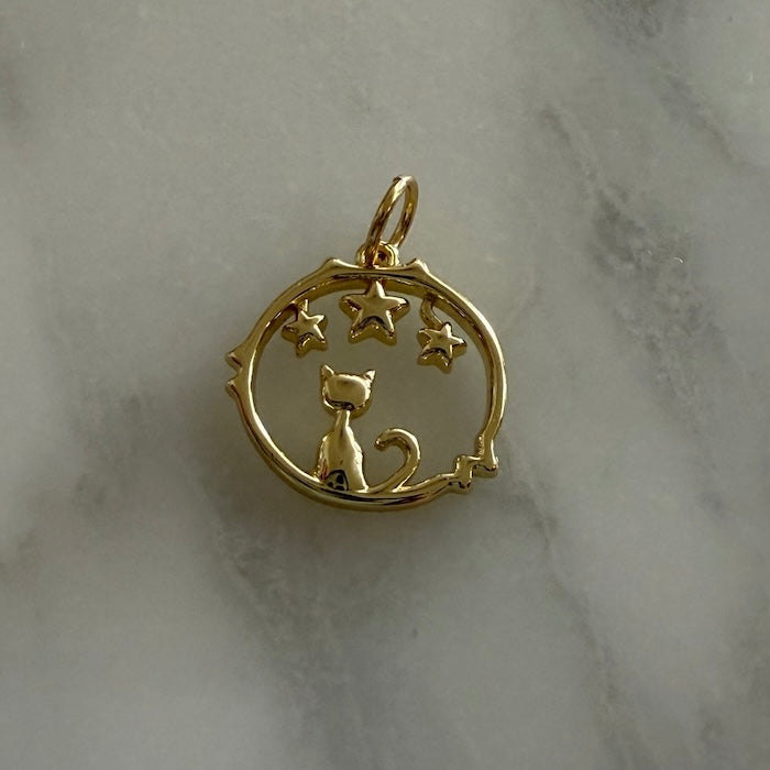 Starry Night Cat Charm (SURPRISE)