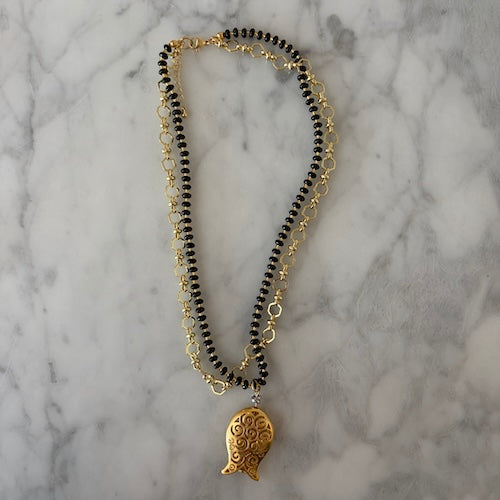 Turkish Fish Onyx Necklace (SURPRISE)