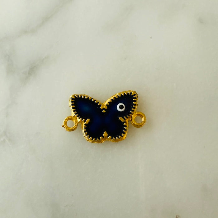 Evil Eye Blue Butterfly Connector Charm-TURKEY (SURPRISE)