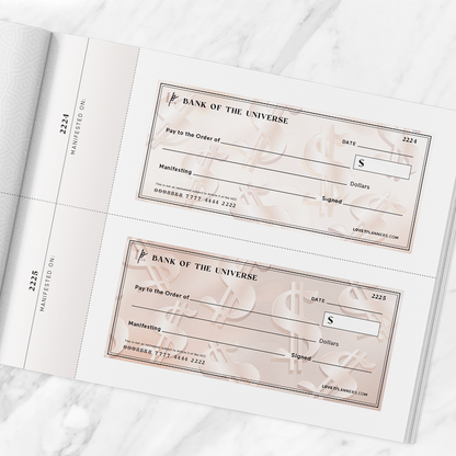 Bank of the Universe Checkbook