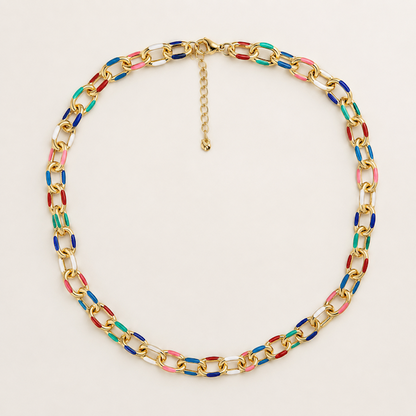 Lux Enamel Necklace Bundle (5 Charms)