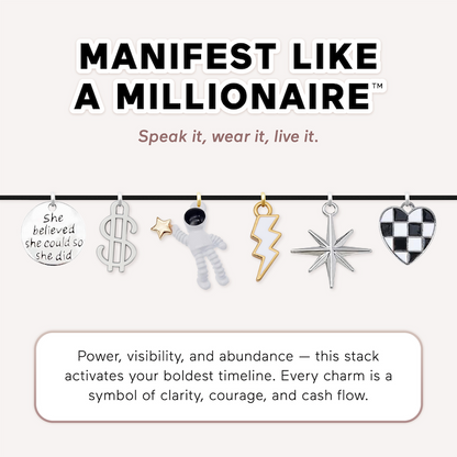 Vision Board Charm Kit: Manifest Like a Millionaire