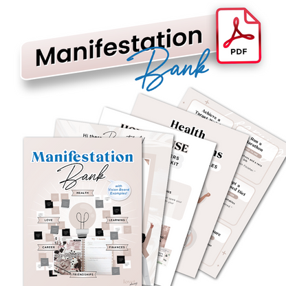 Manifestation Bank: Vision Board Idea Catalog (Digital)
