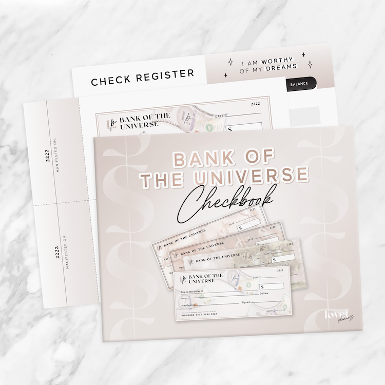 Bank of the Universe Checkbook