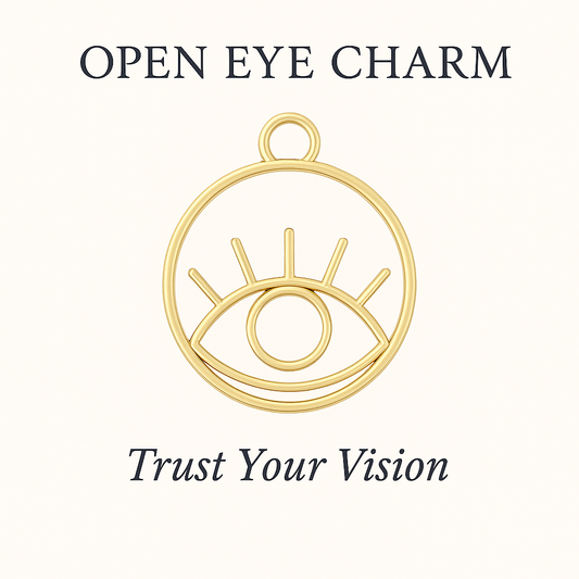 Open Eye Charm - Trust Your Vision