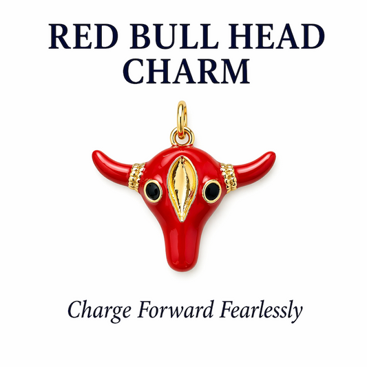 Red Bull Head Charm