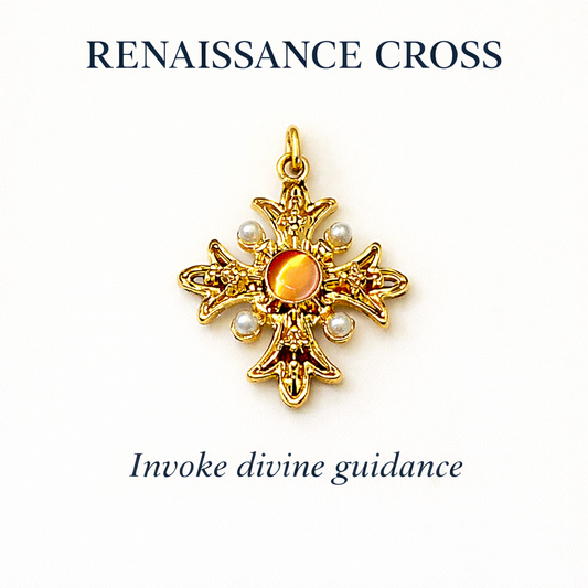 Royal Renaissance Cross Charm