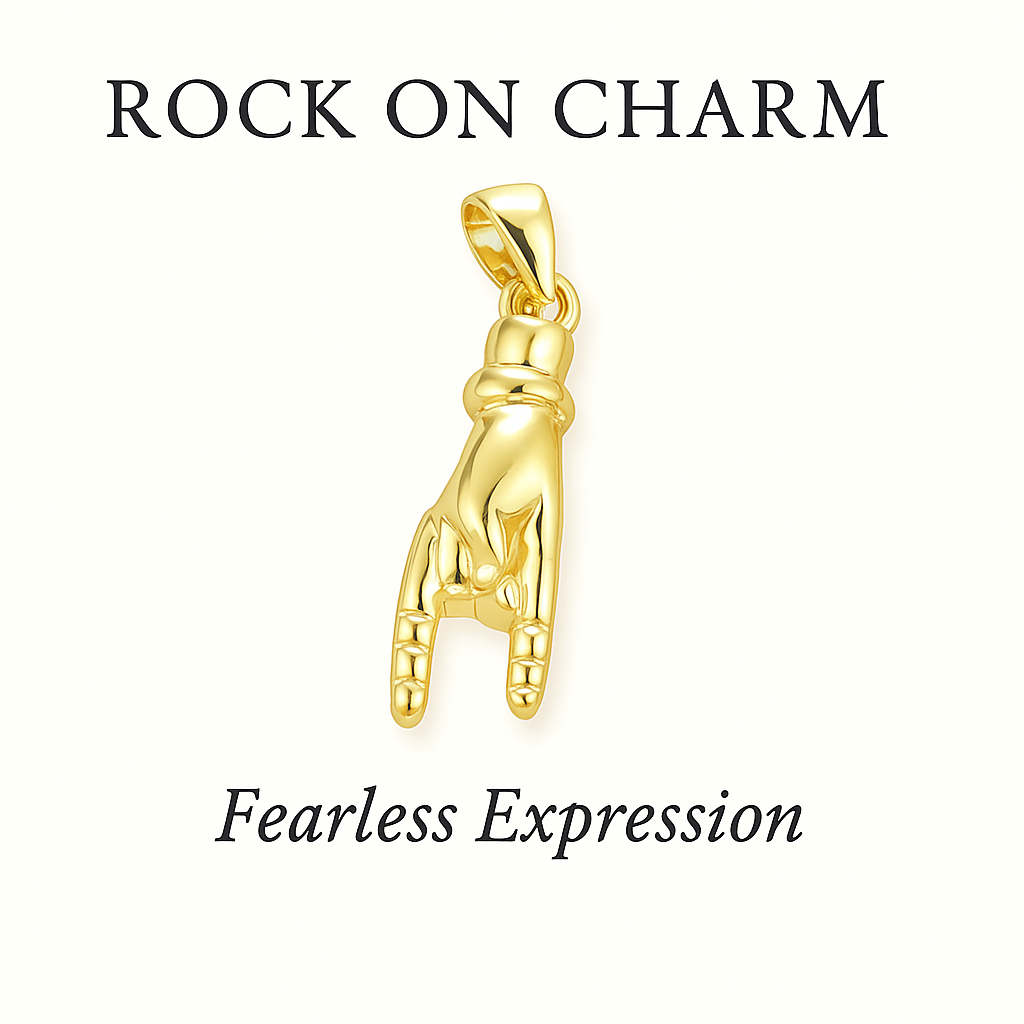 Rock On Charm - Fearless Expression