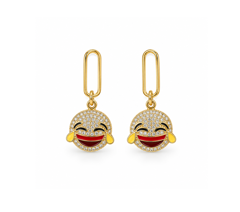 Happy Crying Laughing Earrings (SURPRISE)
