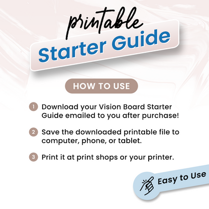 Vision Board Starter Guide (Digital)