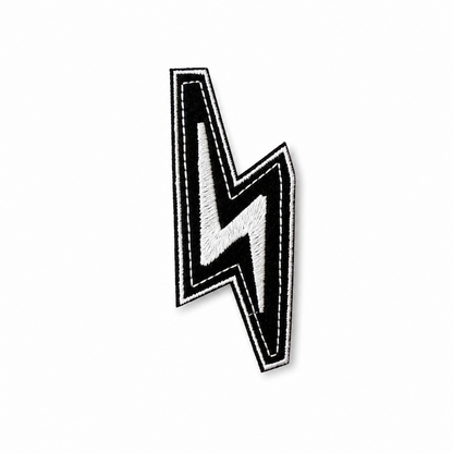 Black +White Lightning Brooch (CORE COLLECTION)