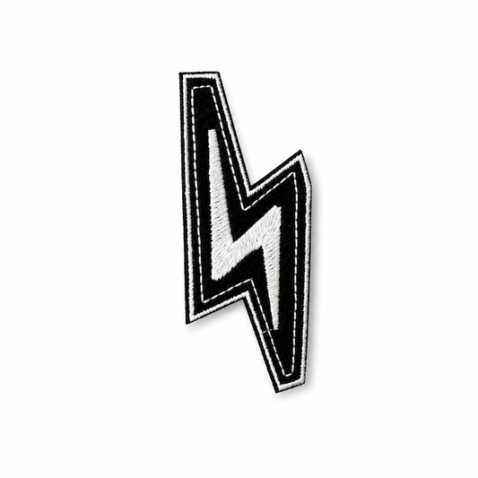 Black +White Lightning Brooch (CORE COLLECTION)
