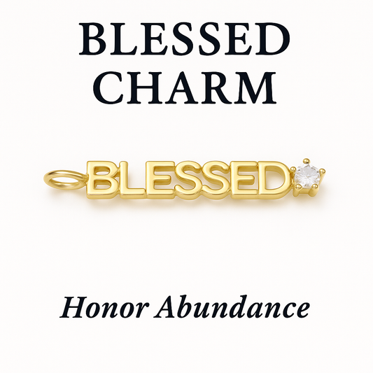 Blessed Charm GOLD – Honor Abundance