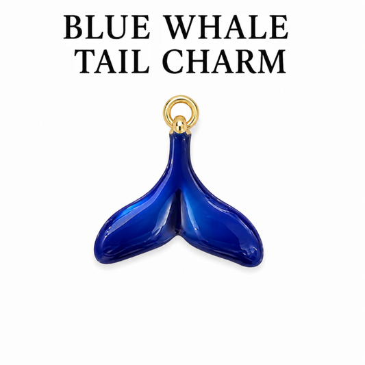 Blue Whale Tail Charm
