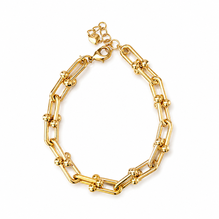 Chunky Lux Link Bracelet Bundle - (Chain + 4 Charms) TT LIVE