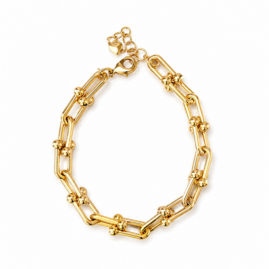 Chunky Lux Link Bracelet Bundle - (Chain + 4 Charms) TT LIVE