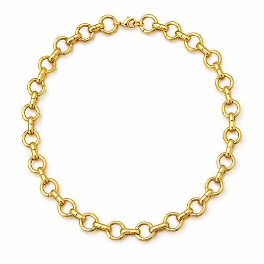 Flat Circle Necklace Bundle - (Chain + 6 Charms) TT LIVE
