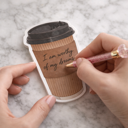 Coffee Cup Sticky Notes