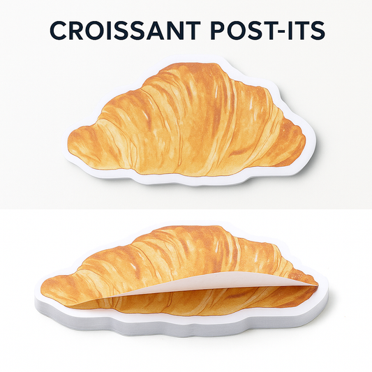 Croissant Post It Notes