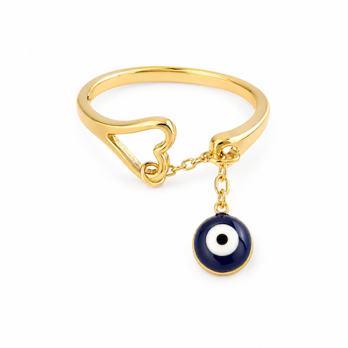 Charm Ring - size 7 ish (1 charm)